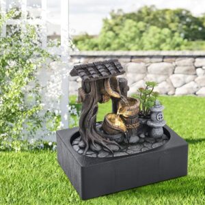 Tabletop Fountain Relaxation Water Feature for Home Office Decor Perfect for Relaxation Meditation
