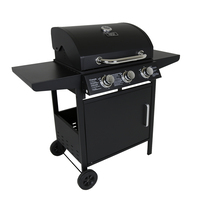Brisbane 3 Burner Gas BBQ – Black