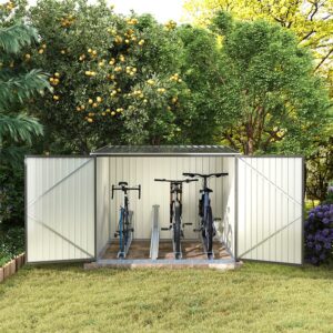 6×6FT Outdoor Lockable Bike Storage Shed