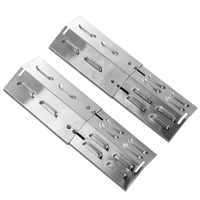 Adjustable Gas BBQ Flame Tamer - Twin Pack