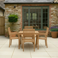 Teak Square Dining Table